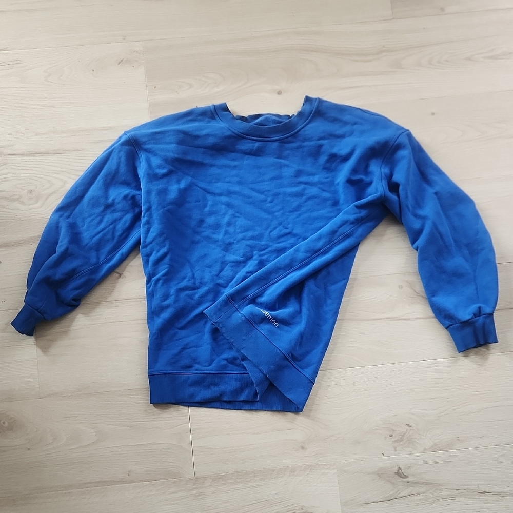 lululemon athletica Blue Sweatshirt